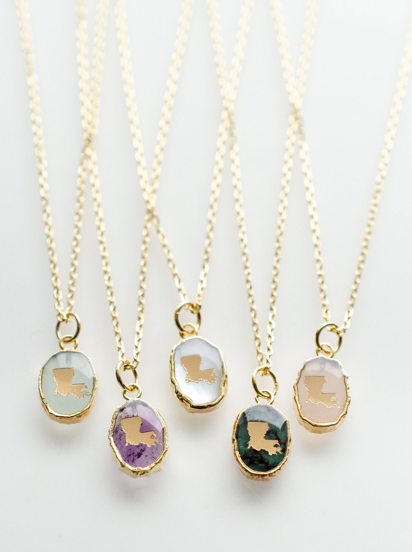 Louisiana Gemstone Necklace