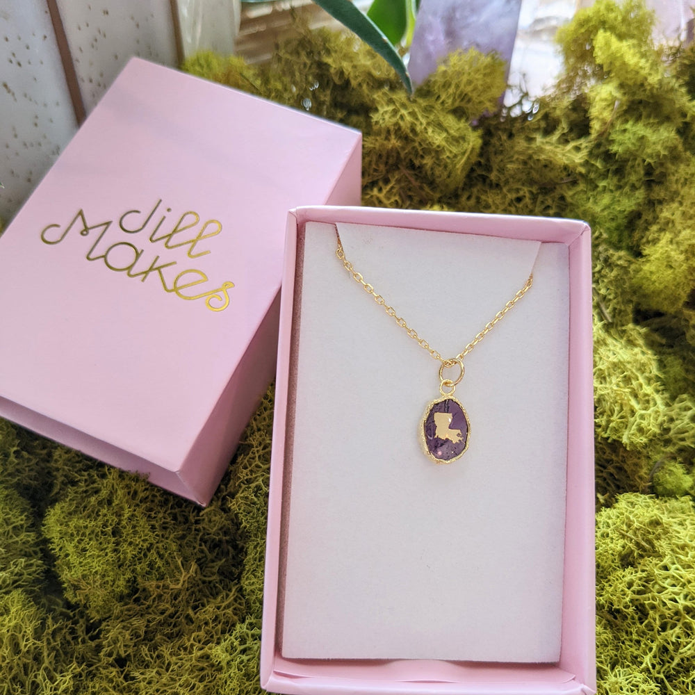 Louisiana Gemstone Necklace