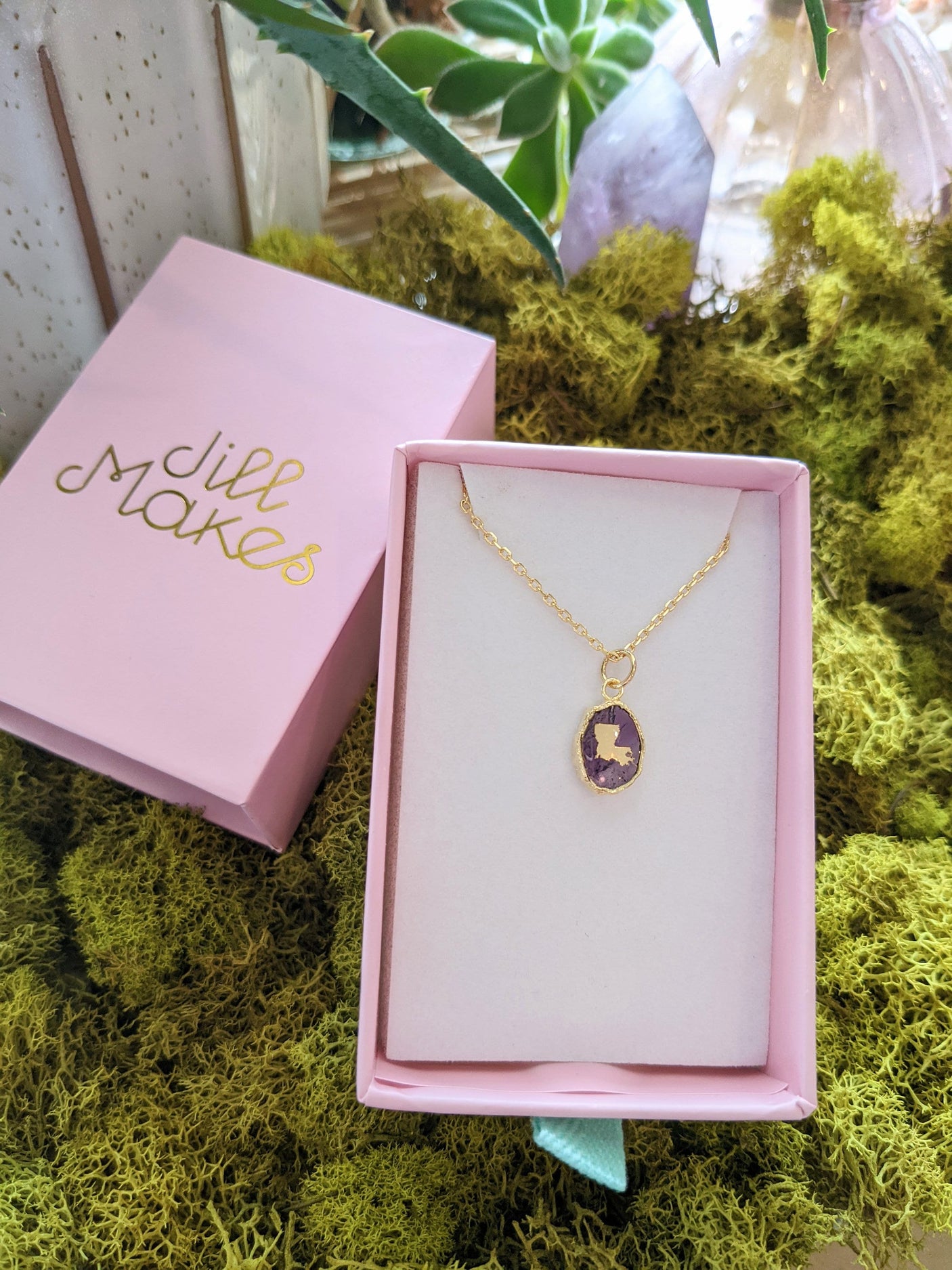 Louisiana Gemstone Necklace