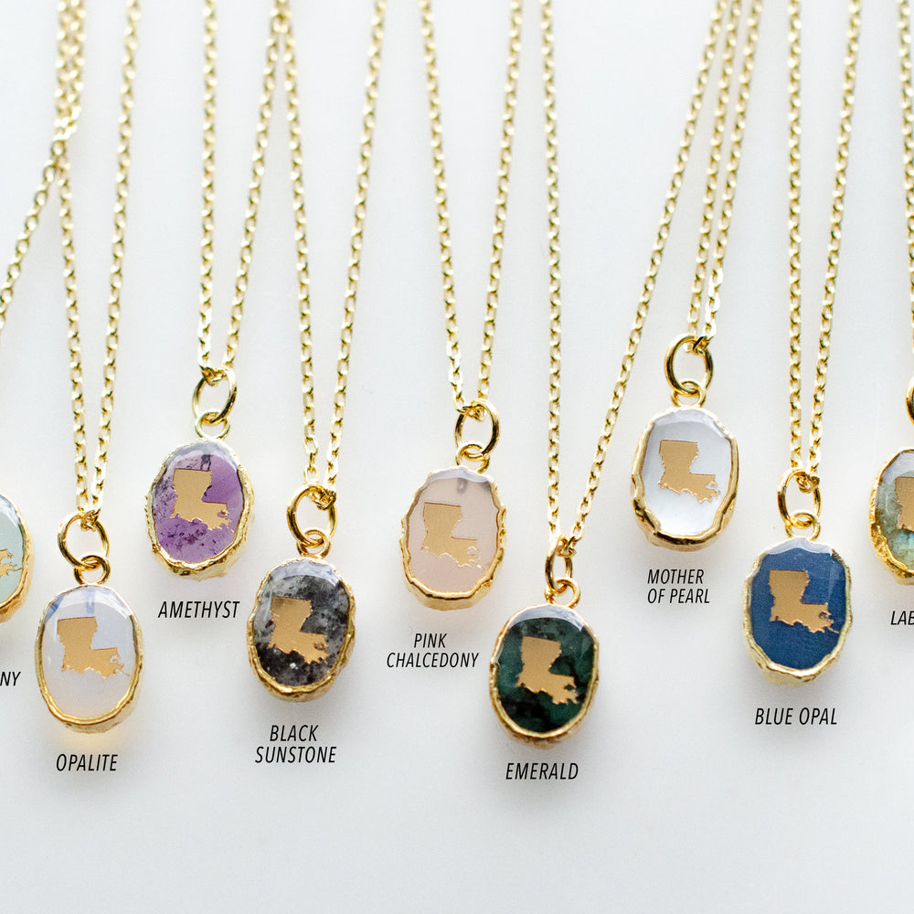 Louisiana Gemstone Necklace