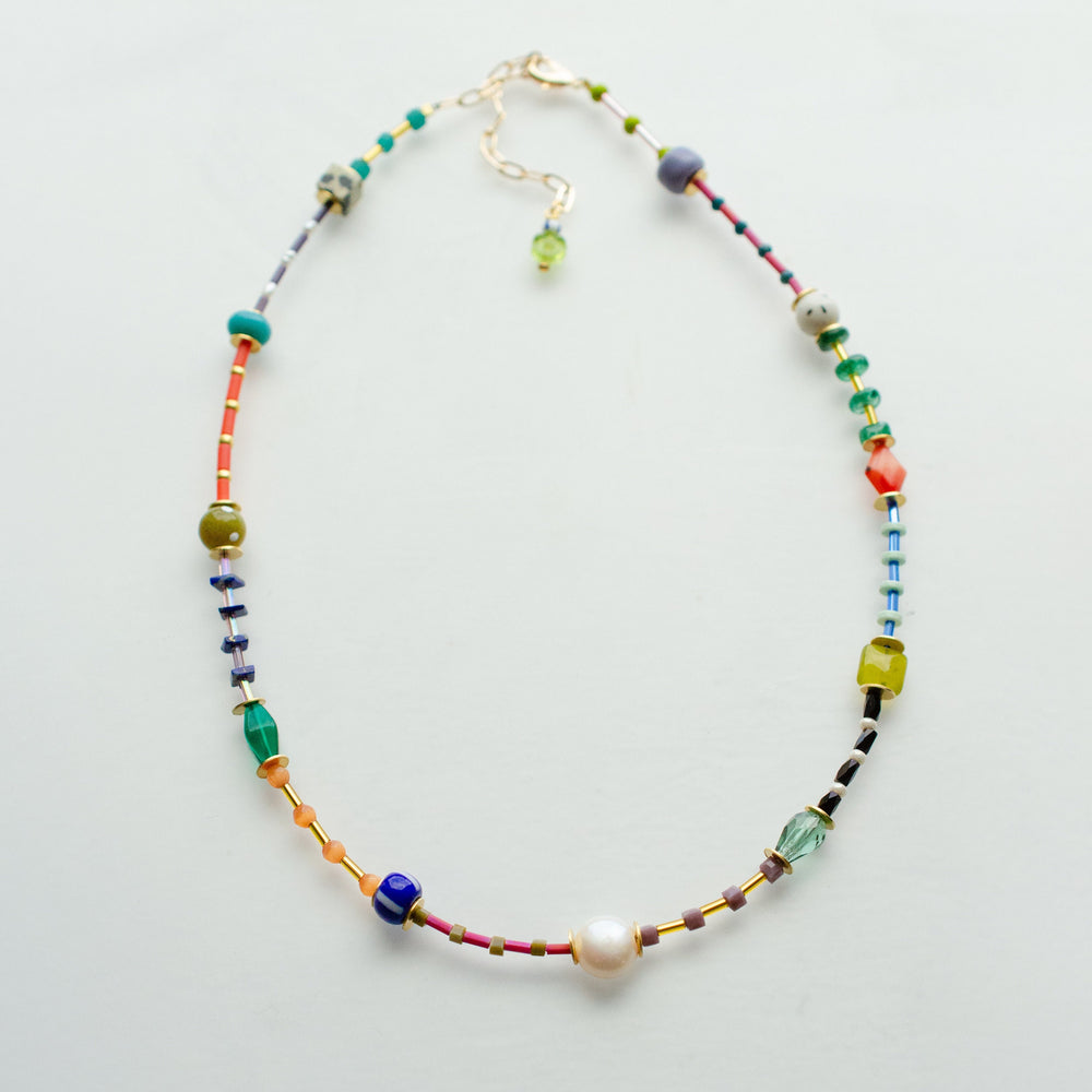 Prism Beaded Necklace