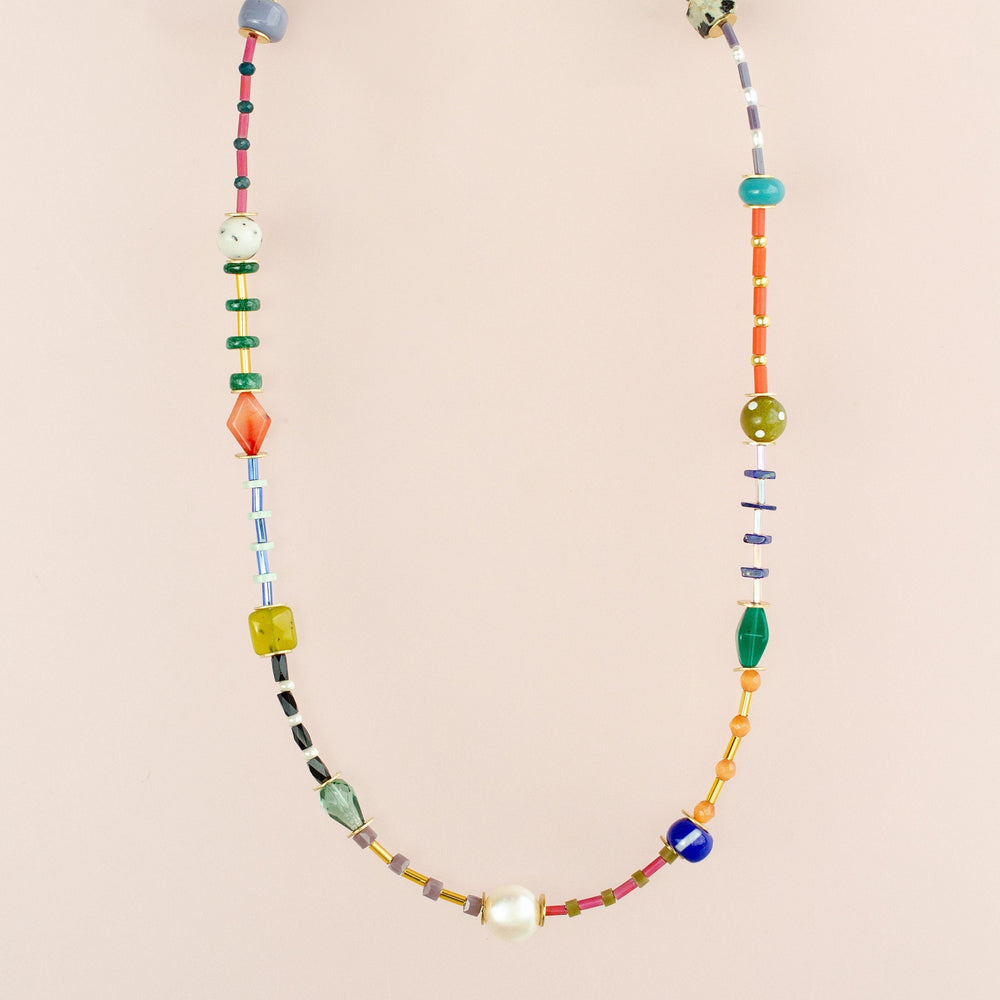 Prism Beaded Necklace