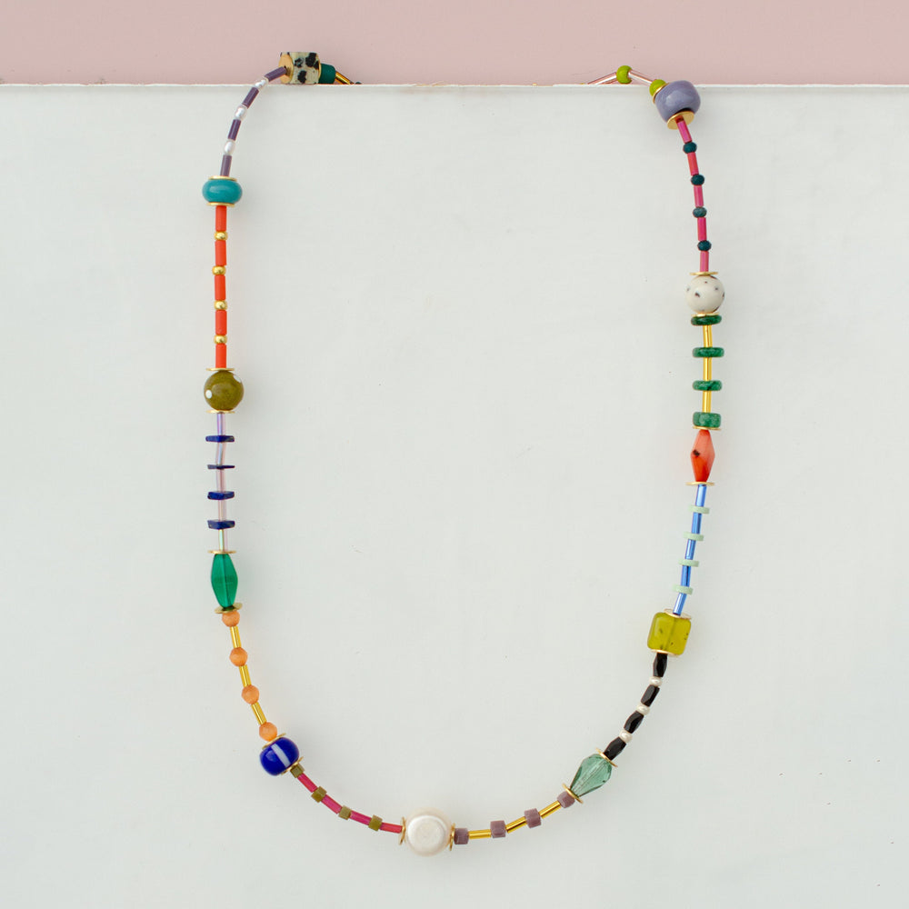 Prism Beaded Necklace