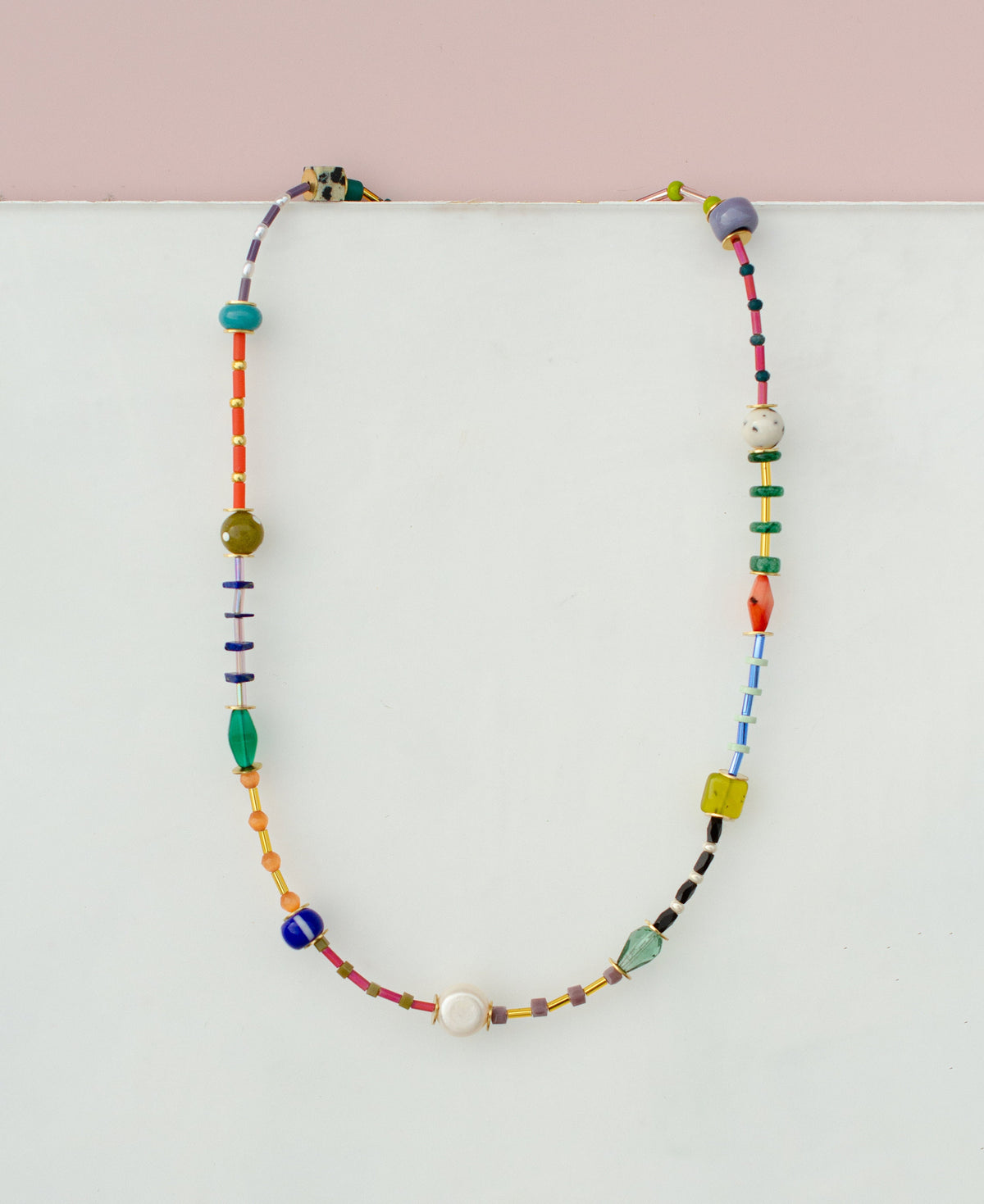 Prism Beaded Necklace