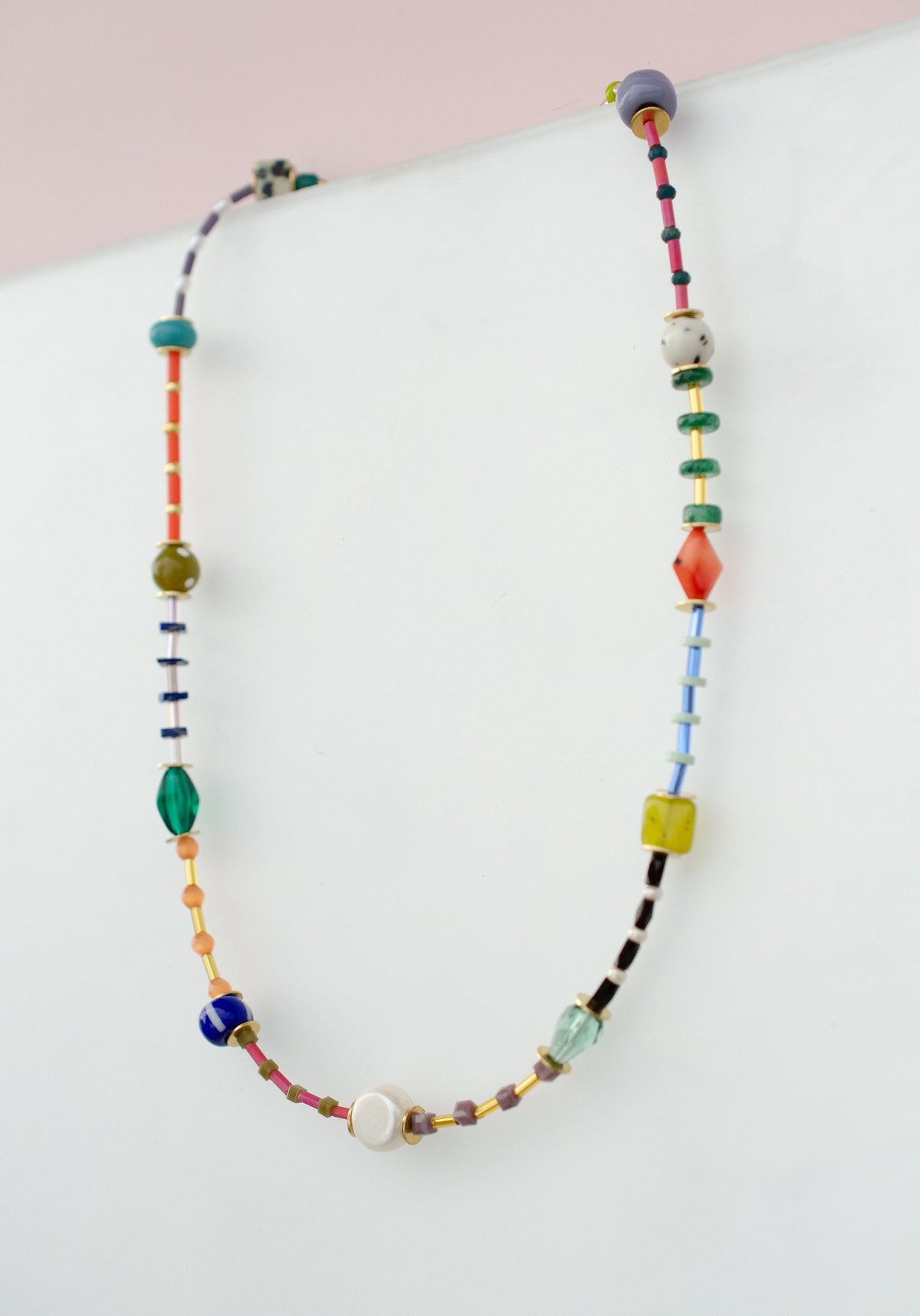 Prism Beaded Necklace