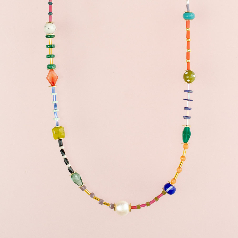 Prism Beaded Necklace