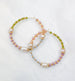 Pearl hoop earrings