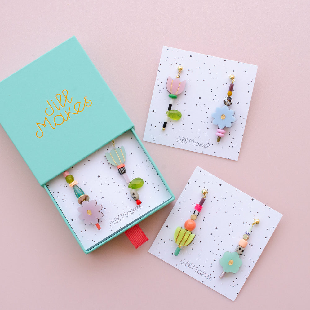 Flower Mix and Match Earrings