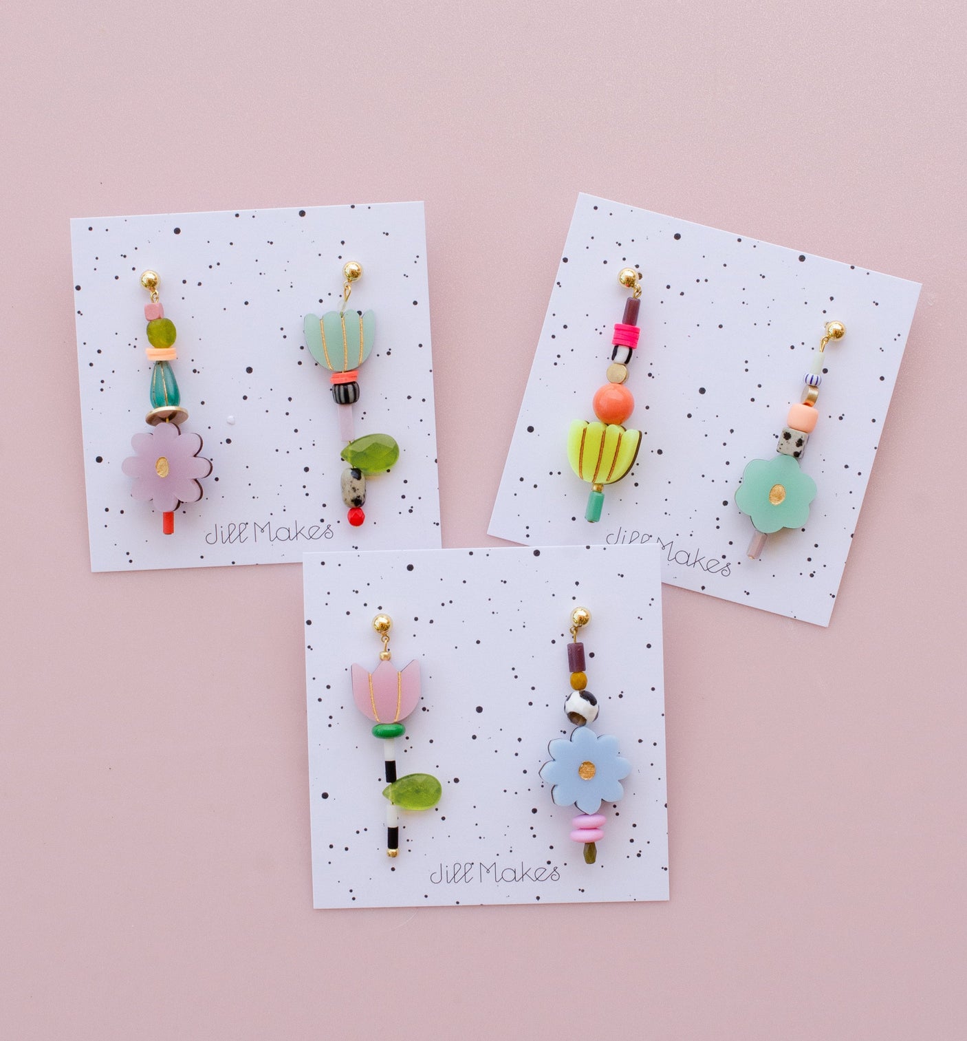 Flower Mix and Match Earrings