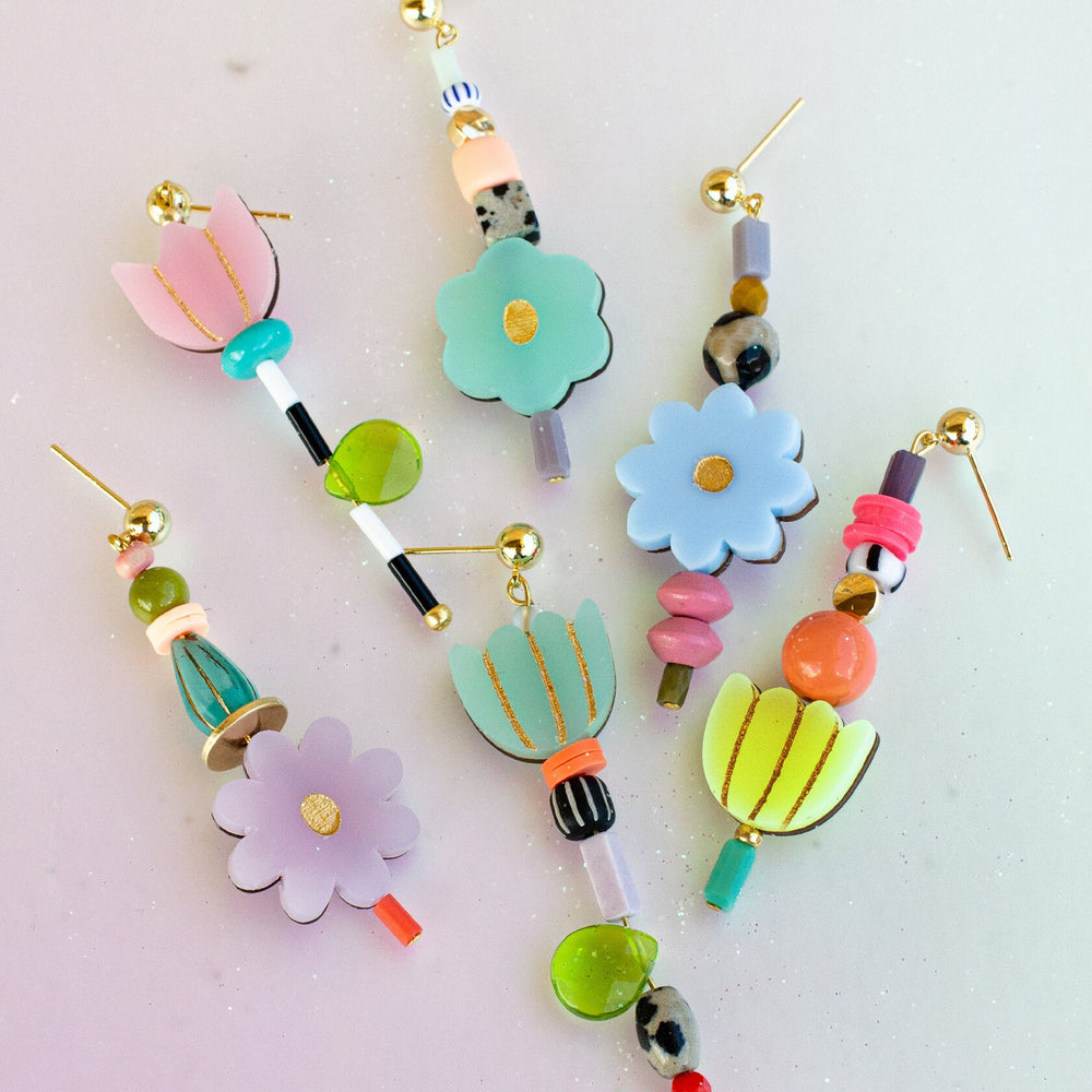 Flower Mix and Match Earrings