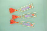 Personalized Strawberry Keychain