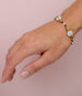Beaded flower bracelet, purple flower bracelet, floral bracelet, Flower Charm Bracelet, handmade beaded bracelet,Dainty Bracelet,