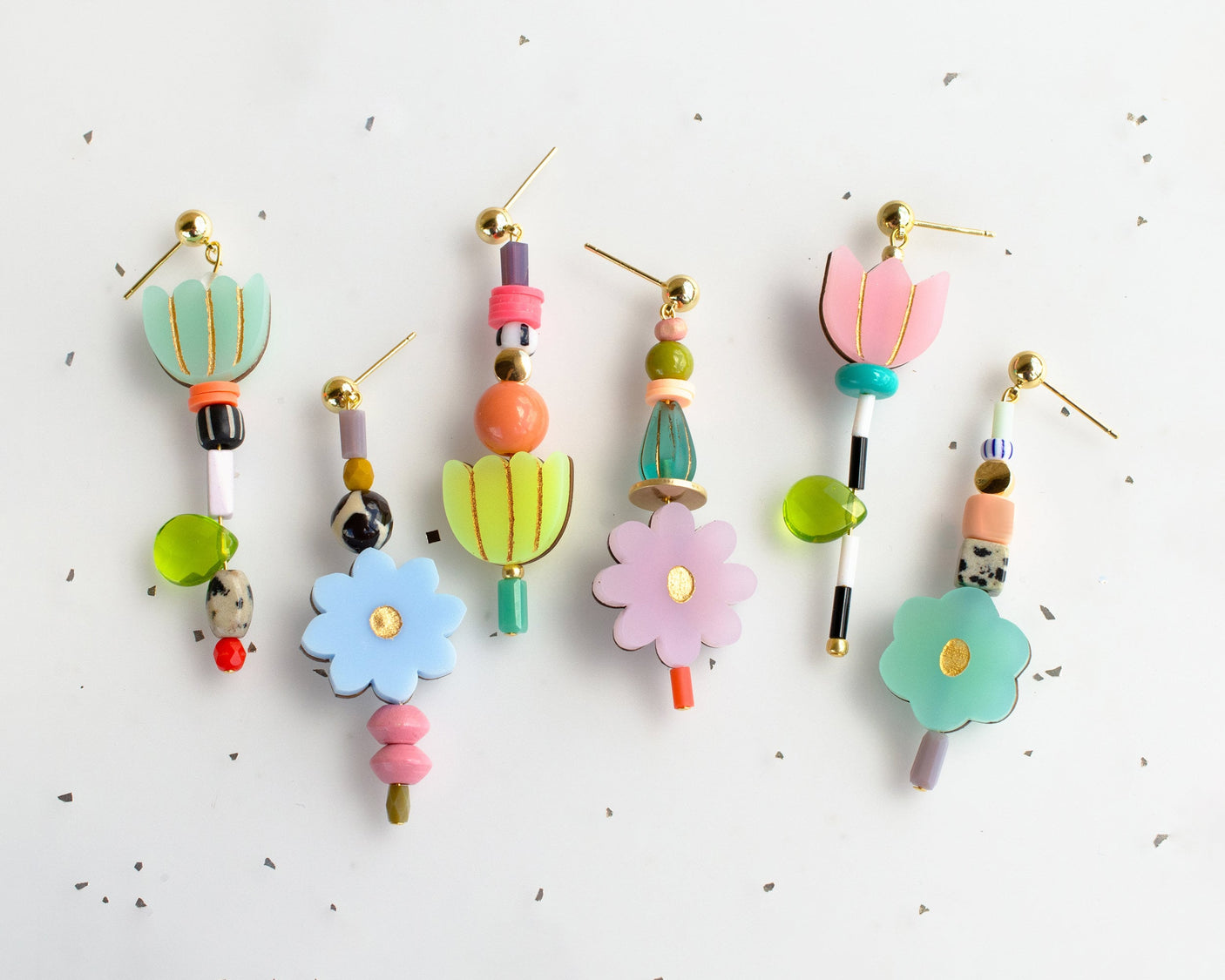 Flower Mix and Match Earrings