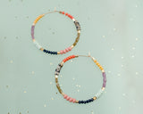Meg Beaded Hoops
