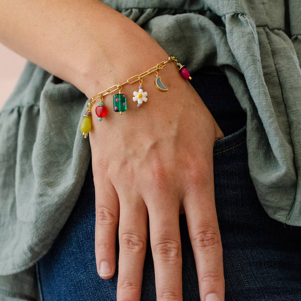 Ladybird Charm Braclet