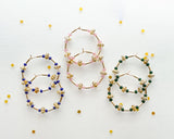 Ophelia Beaded Hoops