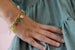 Beaded charm bracelet, handmade bracelet, gift for her, colorful bracelet, unique bracelet, colorful charm, Beaded bracelet with charms