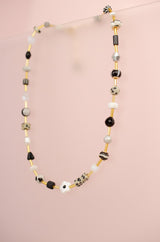 Black and white Beaded Necklace