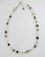Black and white Beaded Necklace
