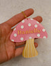 Personalized Mushroom Ornament, Hand-painted Christmas Ornament, Whimsical Ornament, Holiday Gift, Mushroom Decor, Woodland Ornament,