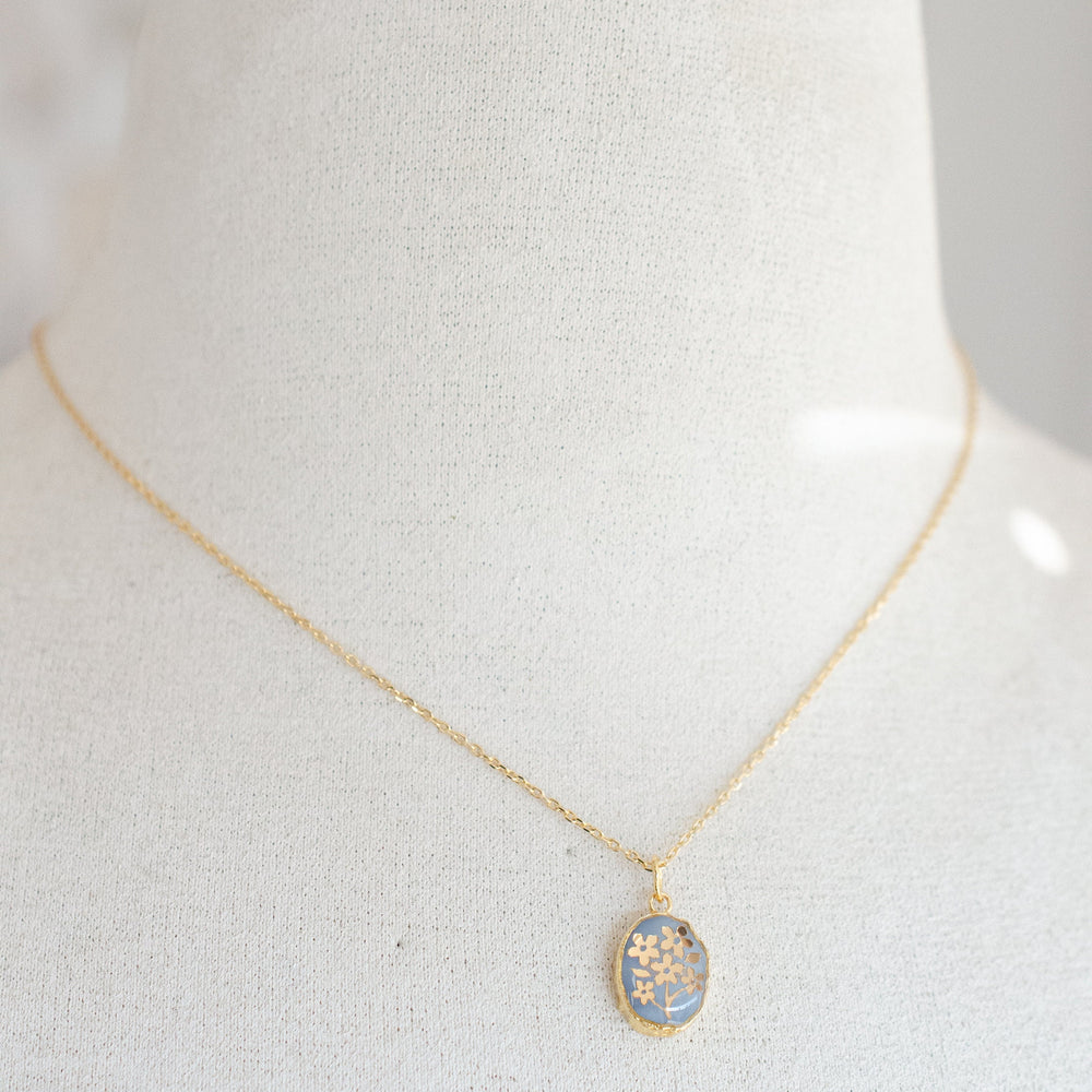 Forget Me Not Gemstone Necklace