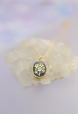 Forget Me Not Gemstone Necklace