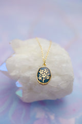 Forget Me Not Gemstone Necklace
