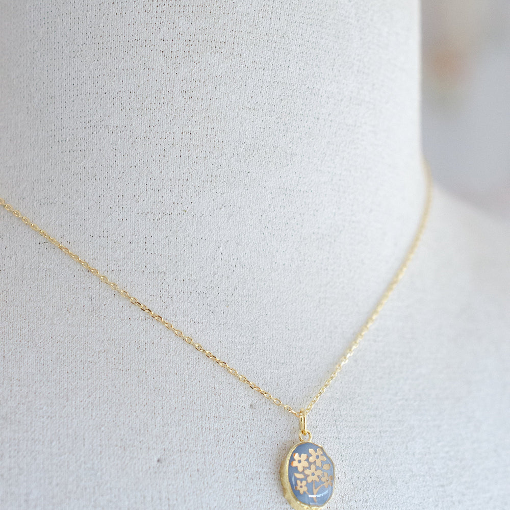 Forget Me Not Gemstone Necklace