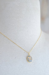Forget Me Not Gemstone Necklace